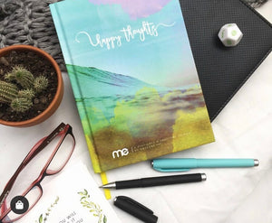 Happy Thoughts - Woman Adult Resilient Journal Resilient Journal