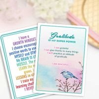 Super Power Art Affirmation Kids Cards