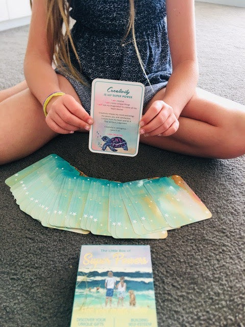 Super Power Art Affirmation Kids Cards